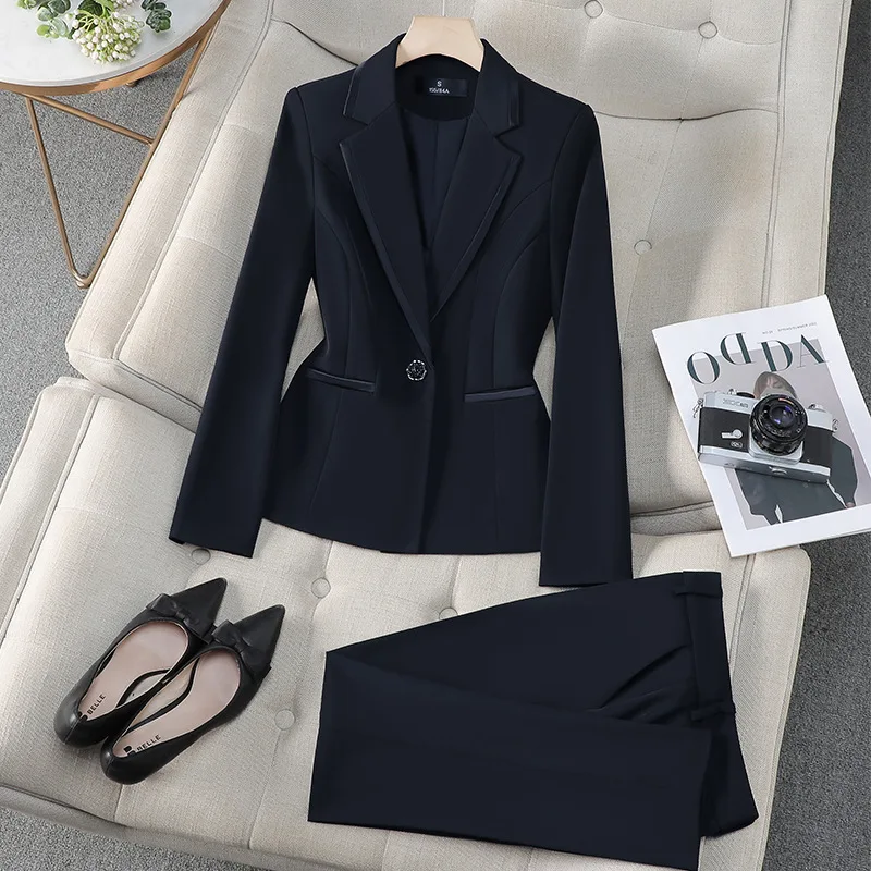 2026 Spring Autumn Career Office Two-piece Suit Women's Casual Set Blazer Jackets Straight Pencil Lady Formal Slim 2-piece Sets
2026 Spring Autumn Career Office Two-piece Suit Women's Casual Set Blazer Jackets Straight Pencil Lady Formal Slim 2-piece Sets