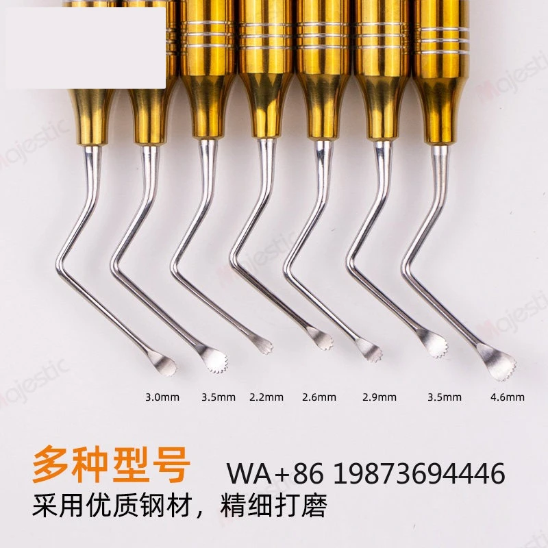 Multifunctional Dental Scraper Spoon, Excavation Tool for Implant and Decayed Tooth Removal
Multifunctional Dental Scraper Spoon, Excavation Tool for Implant and Decayed Tooth Removal
