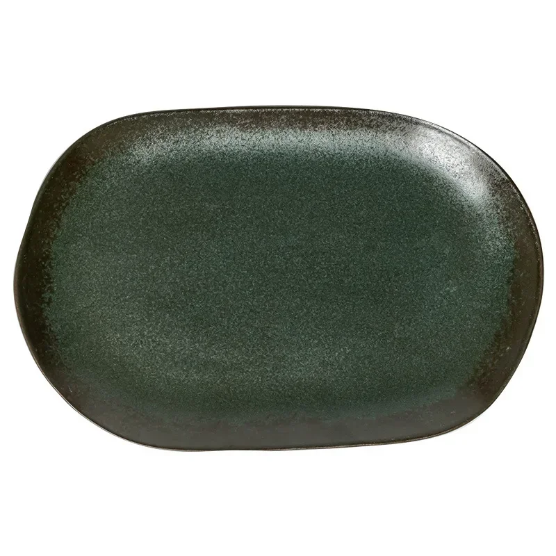 European Retro Ceramic Plate Oval Creative Long Vegetable Plate Household High Temperature Steaming Fish Plate Tableware
European Retro Ceramic Plate Oval Creative Long Vegetable Plate Household High Temperature Steaming Fish Plate Tableware