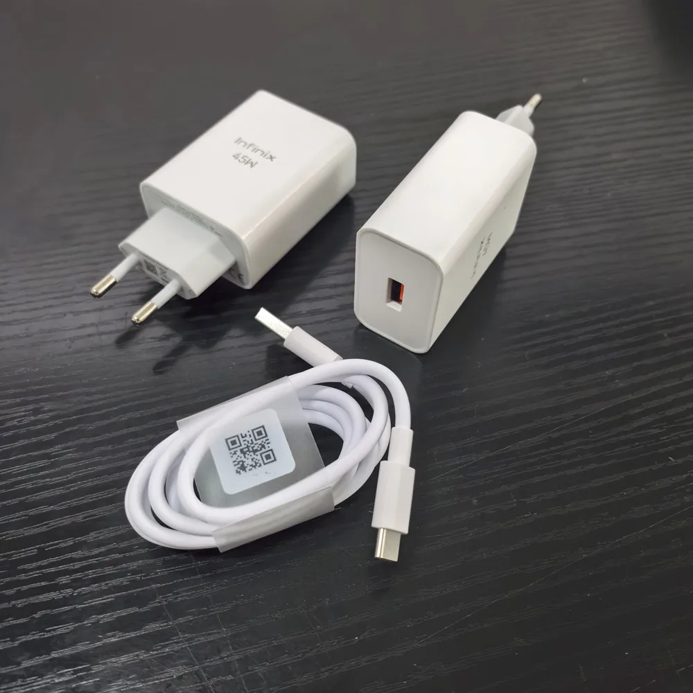 Infinix 45W EU Charger Fast Charging Power Adapter 100CM USB Type C Cable For Infinix Note 50 12 11 Pro Hot 40 30 30i Zero 30 20
Infinix 45W EU Charger Fast Charging Power Adapter 100CM USB Type C Cable For Infinix Note 50 12 11 Pro Hot 40 30 30i Zero 30 20