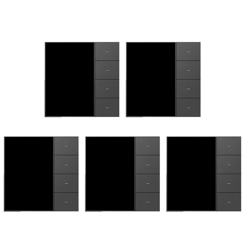 5Pcs 3.5 Inch Wall Switch Touch Screen 4 Groups Switch 8-Way Scene Radar Sensor Dimming Switch Curtain Tuya Zigbee A-Y41A
5Pcs 3.5 Inch Wall Switch Touch Screen 4 Groups Switch 8-Way Scene Radar Sensor Dimming Switch Curtain Tuya Zigbee A-Y41A