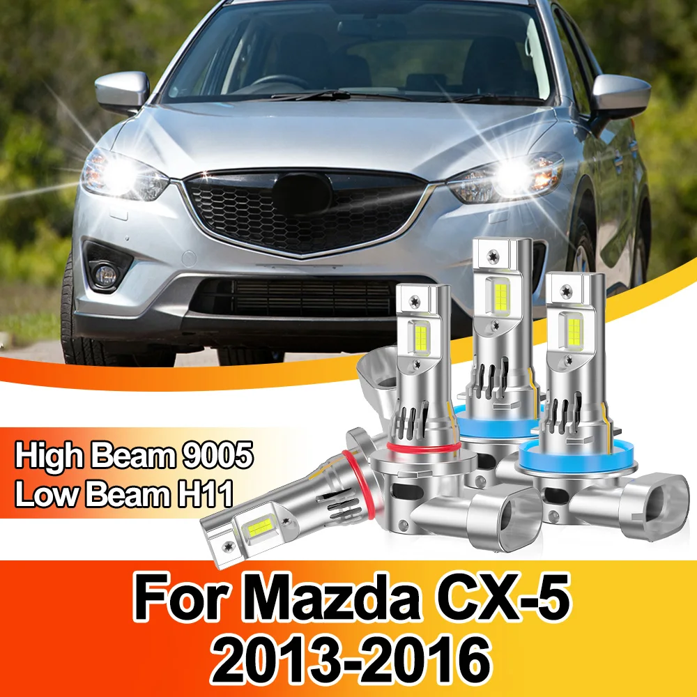 For Mazda CX-5 2013-2016 Car LED Haedlight 9005 HB3 Canbus 50000LM Hight Power H11 Auto Headlamp With Fan Cooling 6000K White
For Mazda CX-5 2013-2016 Car LED Haedlight 9005 HB3 Canbus 50000LM Hight Power H11 Auto Headlamp With Fan Cooling 6000K White