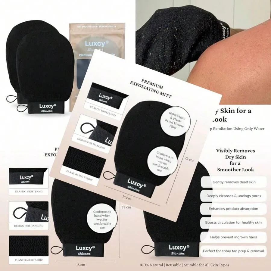 Premium Korean Exfoliating Mitt And Body Scrubber Glove Viscose Fiber Dead Skin Remover For Smooth Radiant Skin Shower Skincare
Premium Korean Exfoliating Mitt And Body Scrubber Glove Viscose Fiber Dead Skin Remover For Smooth Radiant Skin Shower Skincare