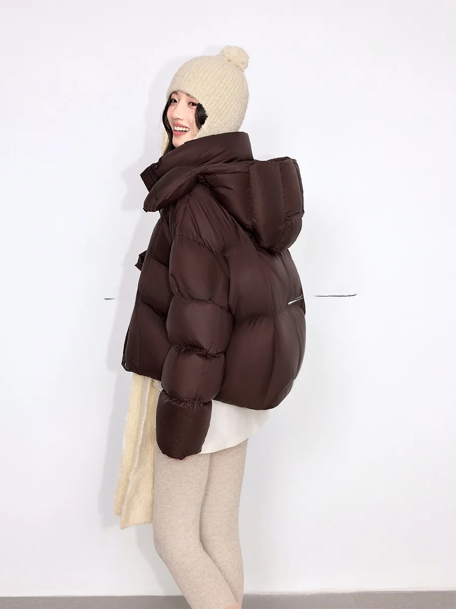 Warmth down Jaet Women's Hooded White Goose down Coat Winter Outerwear Korean Sle Straight Cut High Waist Long Sve
Warmth down Jaet Women's Hooded White Goose down Coat Winter Outerwear Korean Sle Straight Cut High Waist Long Sve