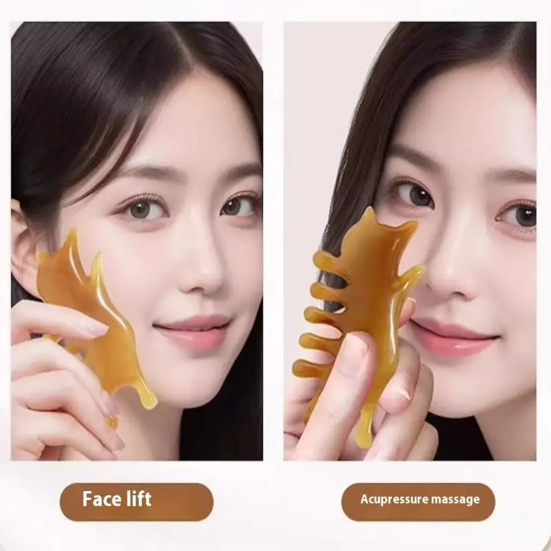 3 In 1 Resin Facial Lifting Meridian Comb Massager For Eyes Nose Ear Neck Promote Blood Circulation Trigger Point Gua Sha Board
3 In 1 Resin Facial Lifting Meridian Comb Massager For Eyes Nose Ear Neck Promote Blood Circulation Trigger Point Gua Sha Board