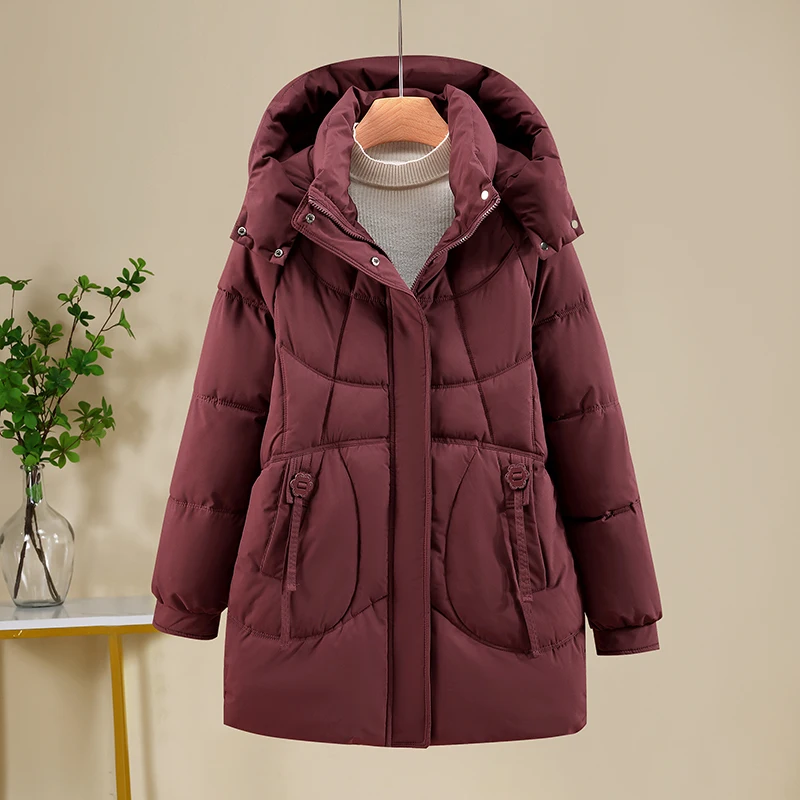 Утепленная хлопковая куртка Sli со съемным капюшоном, свободного кроя, средней длины, больших размеров, женская зимняя верхняя одежда
Утепленная хлопковая куртка Sli со съемным капюшоном, свободного кроя, средней длины, больших размеров, женская зимняя верхняя одежда