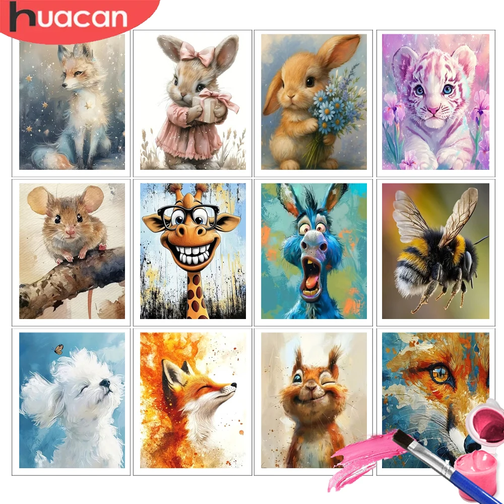 HUACAN Paint By Number Kits Rabbit Animal Pictures Oil Paint Colorful Canvas Squirrel Autumn 5D Diy Gift Decorative Paintings
HUACAN Paint By Number Kits Rabbit Animal Pictures Oil Paint Colorful Canvas Squirrel Autumn 5D Diy Gift Decorative Paintings