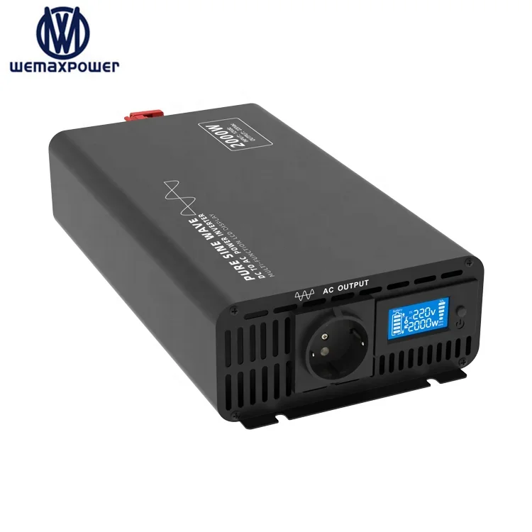 DC AC Inverter for Home/Car appliances 12V 24V 48V DC To 220V AC Pure Sine wave Power Inverter 2000W
DC AC Inverter for Home/Car appliances 12V 24V 48V DC To 220V AC Pure Sine wave Power Inverter 2000W