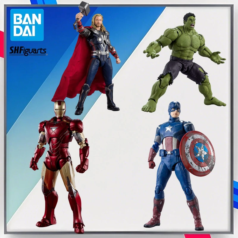In Stock Bandai Shf Marvel Avengers Endgame Edition Captain America Iron Man Mk6 Thor Hulk Action Figure Collectible Gift Toy
In Stock Bandai Shf Marvel Avengers Endgame Edition Captain America Iron Man Mk6 Thor Hulk Action Figure Collectible Gift Toy