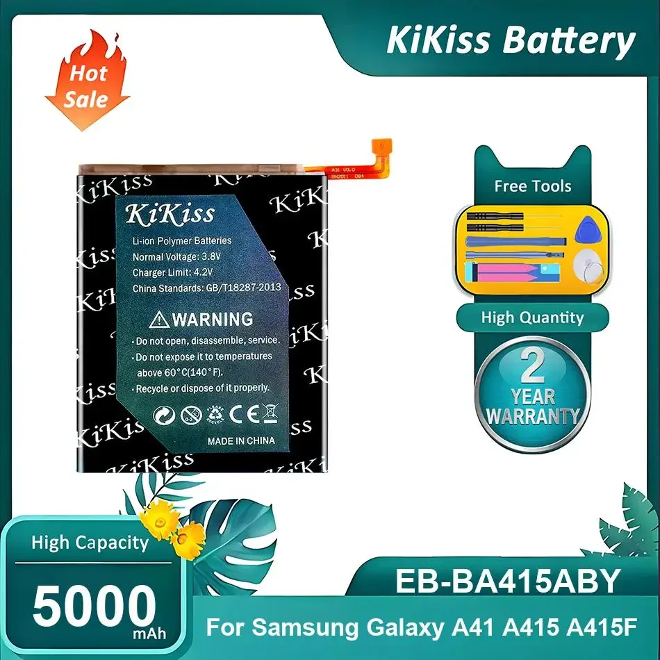Powerful Mobile Phone Battery For Samsung Galaxy A41 A415 A415F,EB-BA415ABY,5000mAh
Powerful Mobile Phone Battery For Samsung Galaxy A41 A415 A415F,EB-BA415ABY,5000mAh