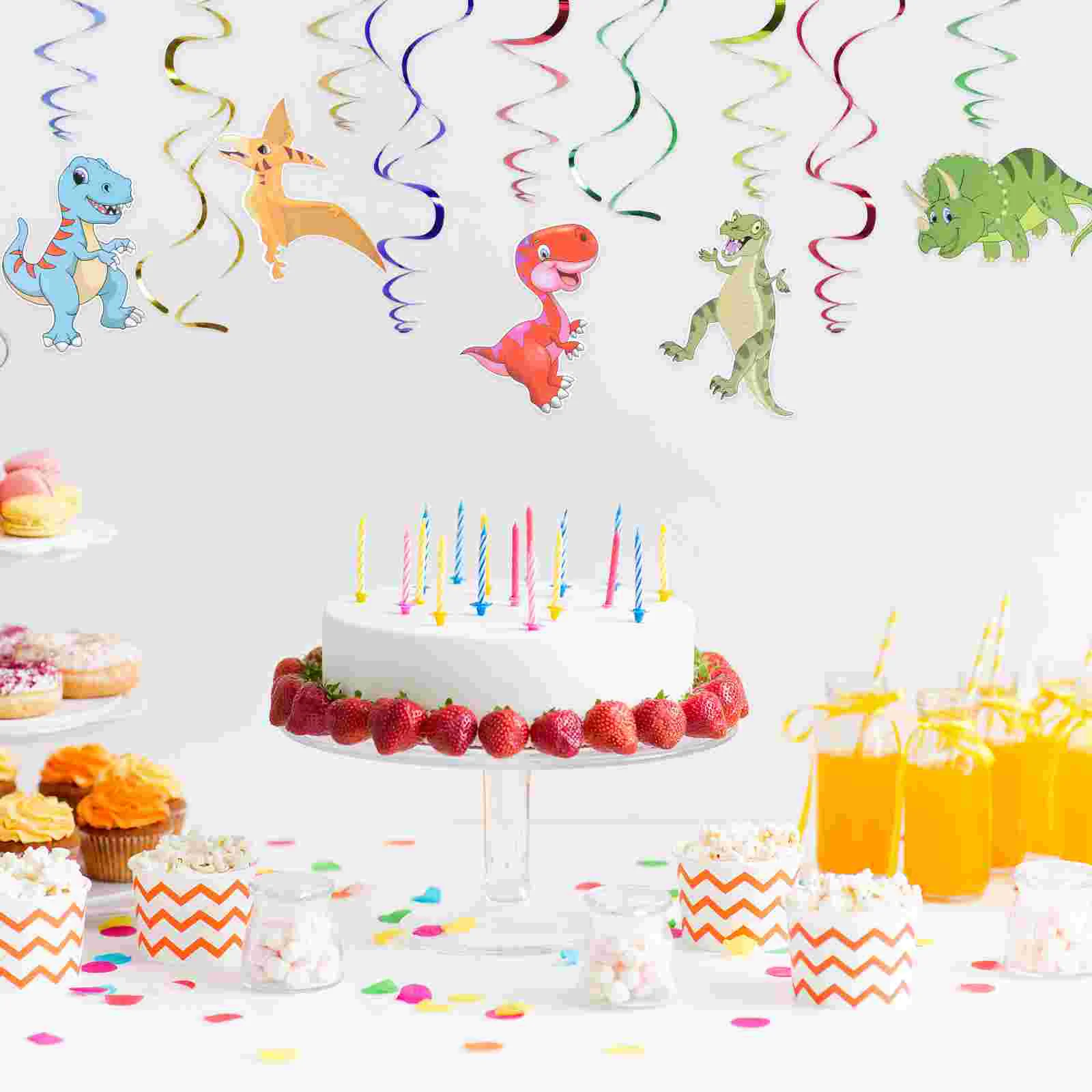 Dinosaur Spiral Ornament Party Decorations for Toddlers Birthday Supplies Boy Ceiling Streamers Paper
Dinosaur Spiral Ornament Party Decorations for Toddlers Birthday Supplies Boy Ceiling Streamers Paper