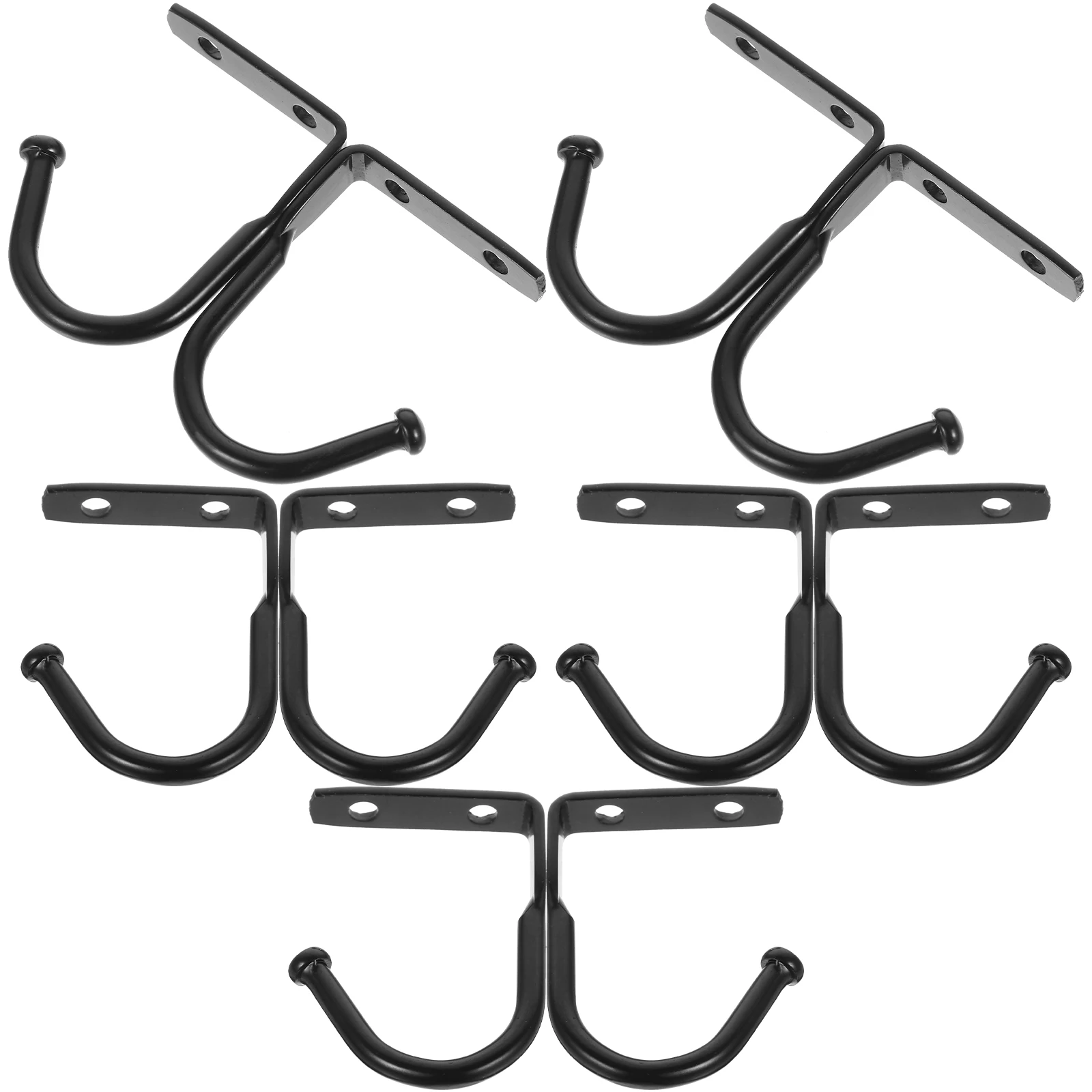 10pcs Black Single Hooks Home Hardware Accessories Wall Mounted Heavy Duty Iron Hangers For Bags Hats Keys Storage Space Saving
10pcs Black Single Hooks Home Hardware Accessories Wall Mounted Heavy Duty Iron Hangers For Bags Hats Keys Storage Space Saving