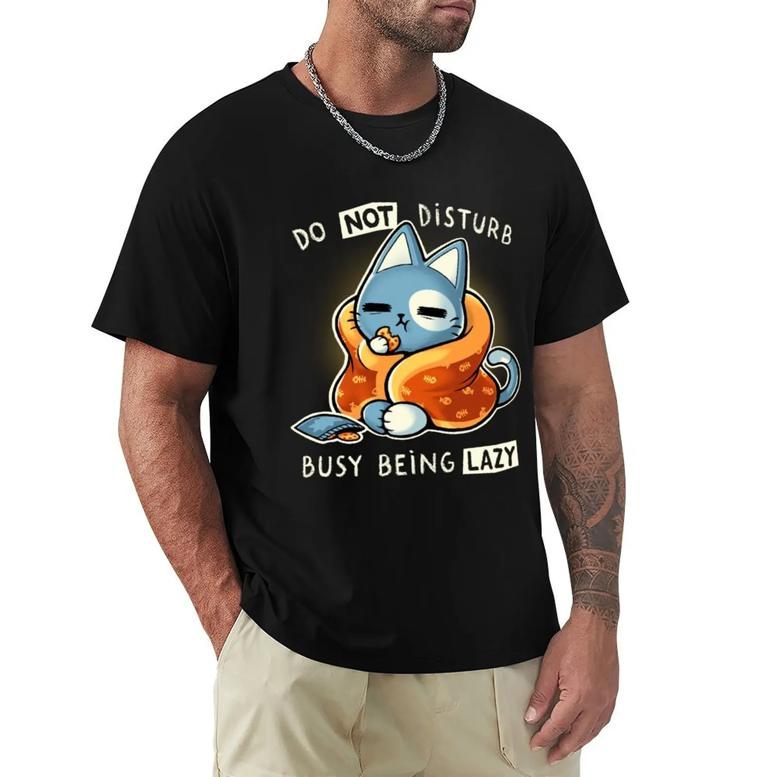 Busy being Lazy - Cute cat - Do not disturb - procrastination kitty T-Shirt Standard Fit Solid Tee Shirt
Busy being Lazy - Cute cat - Do not disturb - procrastination kitty T-Shirt Standard Fit Solid Tee Shirt