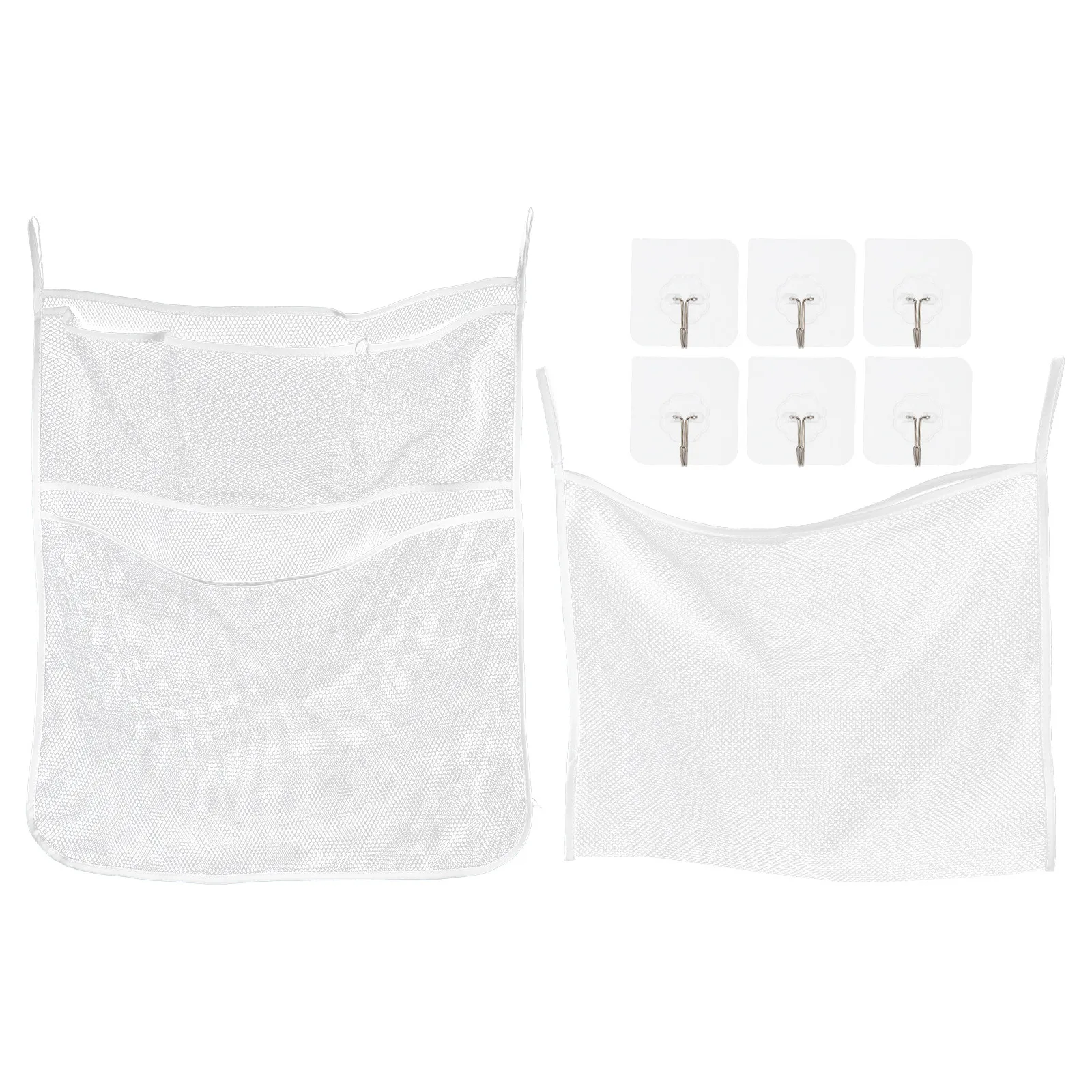8Pcs Bathroom Storage Pouch High Quality Polyester Mesh Hanging Bag Waterproof Breathable Baby Bath Supplies Organizer Large
8Pcs Bathroom Storage Pouch High Quality Polyester Mesh Hanging Bag Waterproof Breathable Baby Bath Supplies Organizer Large