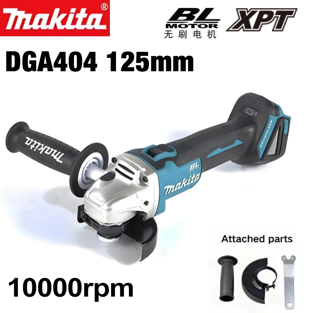 Makita 18V Battery 125 DGA404 Brushless Lithium Electric Angle Grinder Rechargeable Cutting Machine High Power Polishing Machine
Makita 18V Battery 125 DGA404 Brushless Lithium Electric Angle Grinder Rechargeable Cutting Machine High Power Polishing Machine