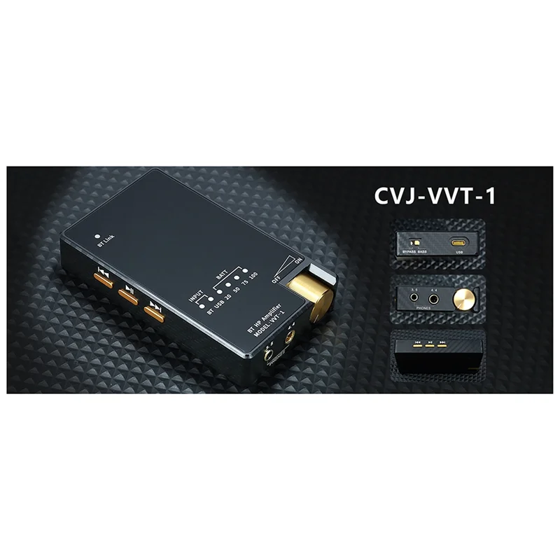 Для CVJ VVT-1 портативный Bluetooth декодирующий усилитель для наушников Qualcomm QCC5125 Dual ESS9039Q2M Bluetooth 5,3-ABIU
Для CVJ VVT-1 портативный Bluetooth декодирующий усилитель для наушников Qualcomm QCC5125 Dual ESS9039Q2M Bluetooth 5,3-ABIU