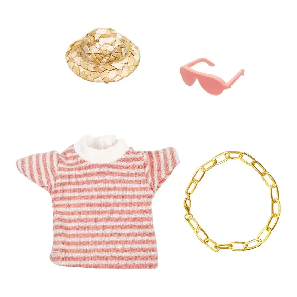 Garden Goose Clothes for 7 Inch Goose Statue, Striped Sweater Straw Hat Sunglasses Chain Set, Easy to Wear Soft Fabric
Garden Goose Clothes for 7 Inch Goose Statue, Striped Sweater Straw Hat Sunglasses Chain Set, Easy to Wear Soft Fabric