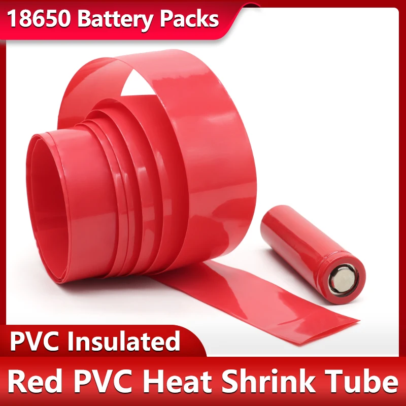 1/3/5M Red PVC Heat Shrink Tube 7~280mm Insulated Lithium Battery Wrap 18650 Battery Packs PVC Shrinkable Film Cable Protection
1/3/5M Red PVC Heat Shrink Tube 7~280mm Insulated Lithium Battery Wrap 18650 Battery Packs PVC Shrinkable Film Cable Protection