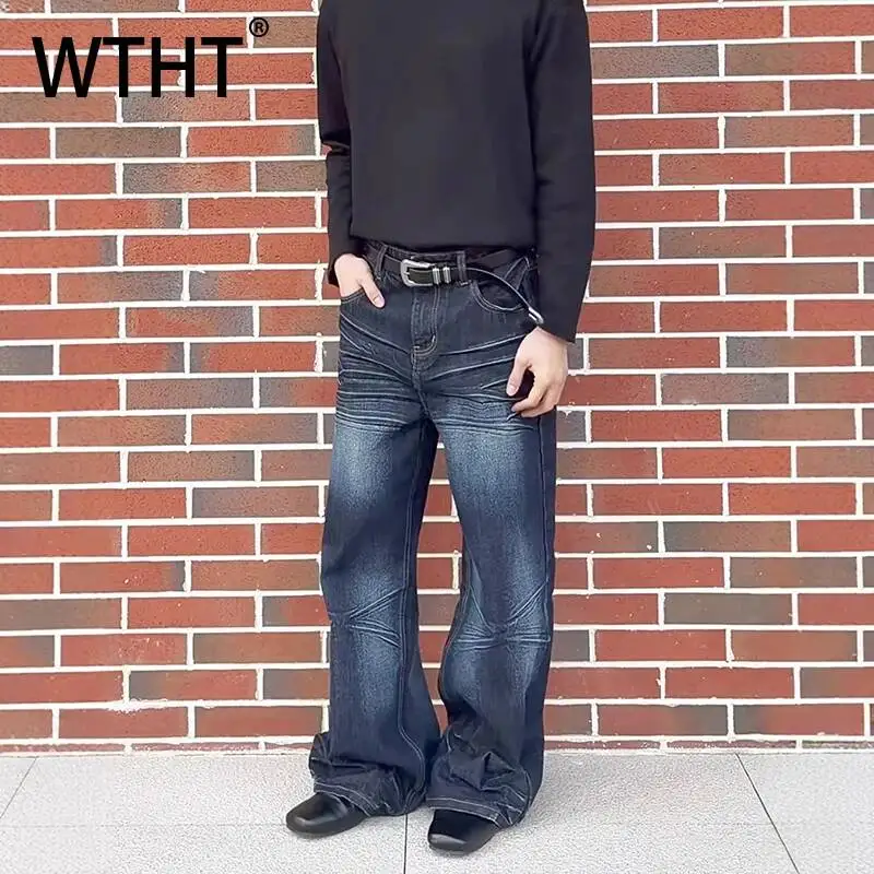 WTHT Fashion Men's Heavy Industy Gradient Pleated Denim Pants Vintage High-waisted Wide Leg Jeans Male 2026 Summer 2A3134
WTHT Fashion Men's Heavy Industy Gradient Pleated Denim Pants Vintage High-waisted Wide Leg Jeans Male 2026 Summer 2A3134
