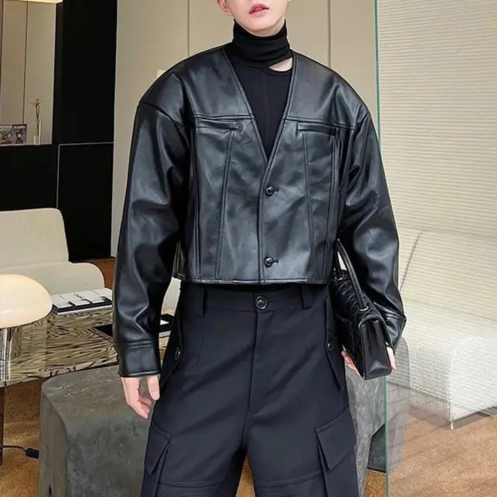 2025 зимняя новая мужская однотонная кожаная куртка с длинными рукавами, американский ретро-модный модный уличный повседневный свободный мужской топ
2025 зимняя новая мужская однотонная кожаная куртка с длинными рукавами, американский ретро-модный модный уличный повседневный свободный мужской топ