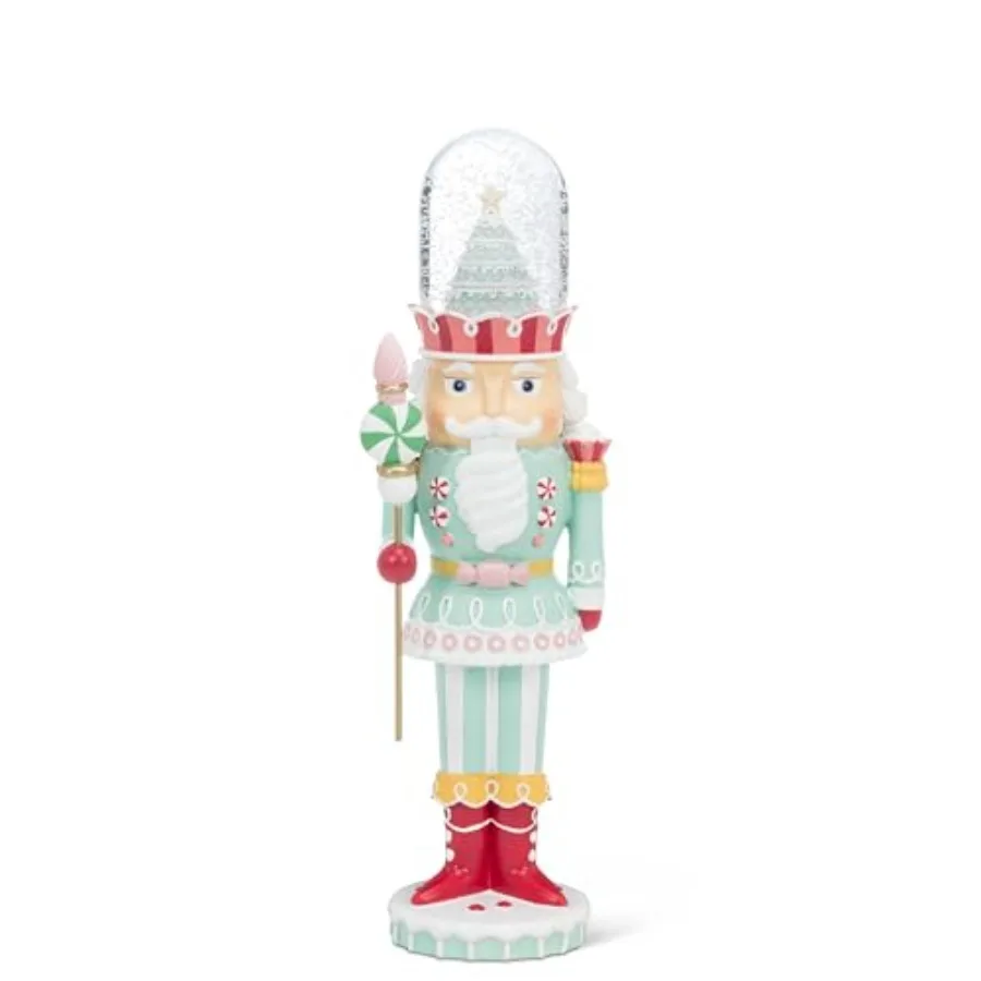 Candy Soldier with Cake Snow Globe Decorative Figurine - Resin/Glass Red/Turquoise 13 inches H
Candy Soldier with Cake Snow Globe Decorative Figurine - Resin/Glass Red/Turquoise 13 inches H