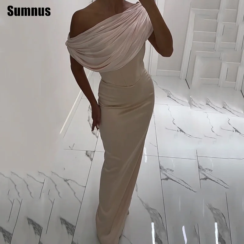 Sumnus Простые вечерние платья русалки со складками на плечах длиной до пола, платья для торжественных случаев فساتين سهرة по индивидуальному заказу
Sumnus Простые вечерние платья русалки со складками на плечах длиной до пола, платья для торжественных случаев فساتين سهرة по индивидуальному заказу