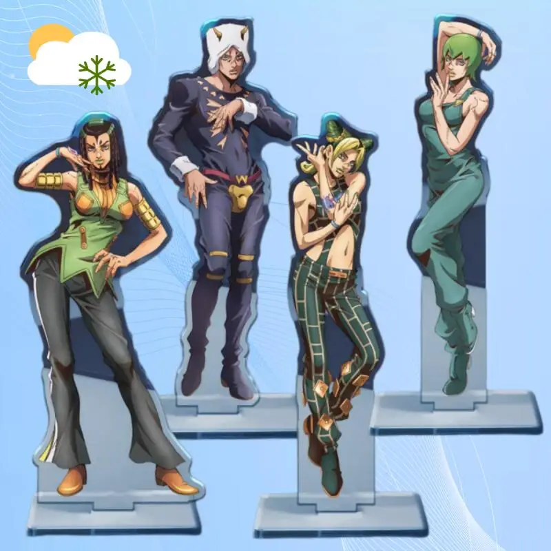 15Cm Anime Acrylic Standing Sign for Steel Ball Run Ermes Costello Weather Report Foo Fighters Jolyne Cujoh Acrylic Peripheral
15Cm Anime Acrylic Standing Sign for Steel Ball Run Ermes Costello Weather Report Foo Fighters Jolyne Cujoh Acrylic Peripheral