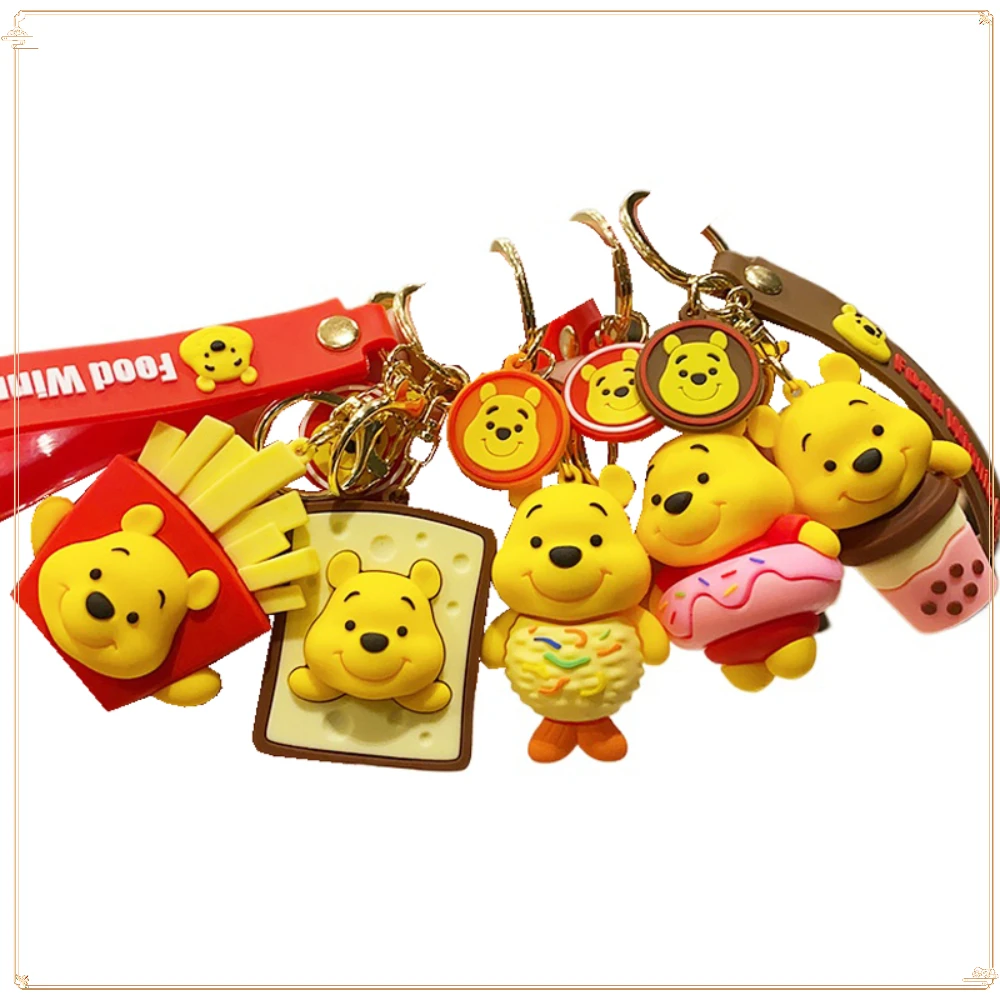 Cartoon Winnie Pooh Keychain French Fries Hamburger Doughnut Cheese Different Styles Lovers Bag Decoration Pendant Car Keychain
Cartoon Winnie Pooh Keychain French Fries Hamburger Doughnut Cheese Different Styles Lovers Bag Decoration Pendant Car Keychain