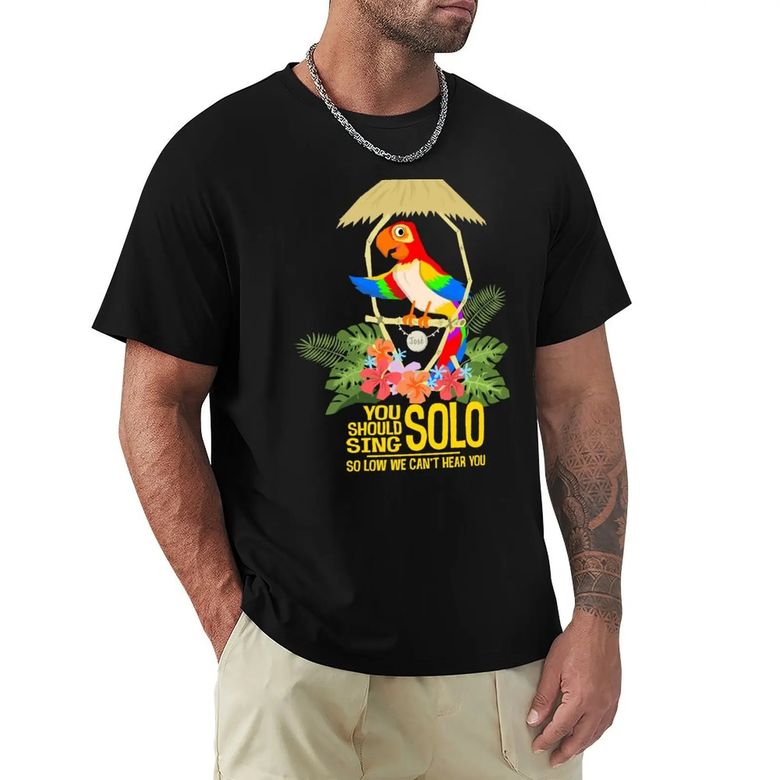 Tiki Room Birds: Jose Sing Solo T-Shirt vintage graphic tee Man t-shirt mens t shirt graphic
Tiki Room Birds: Jose Sing Solo T-Shirt vintage graphic tee Man t-shirt mens t shirt graphic