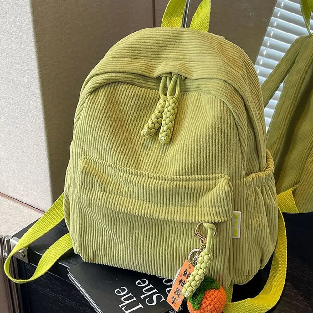 Stylish Lightweight Corduroy Backpack Solid Color Casual Student Backpack Practical Japanese Style Travel Bag For Women
Stylish Lightweight Corduroy Backpack Solid Color Casual Student Backpack Practical Japanese Style Travel Bag For Women