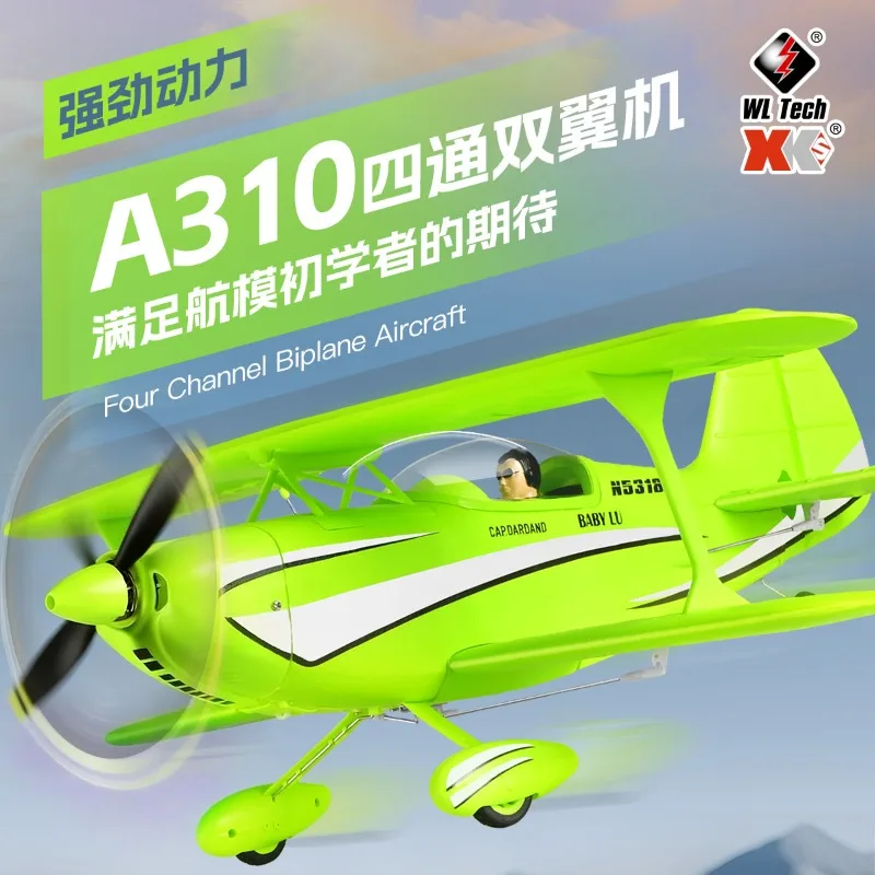 WLtoys A310 Glider Beechcraft D17S Biplane High Simulation 3D/6G System Model Aircraft Brushless Aerobatics RC Toy
WLtoys A310 Glider Beechcraft D17S Biplane High Simulation 3D/6G System Model Aircraft Brushless Aerobatics RC Toy