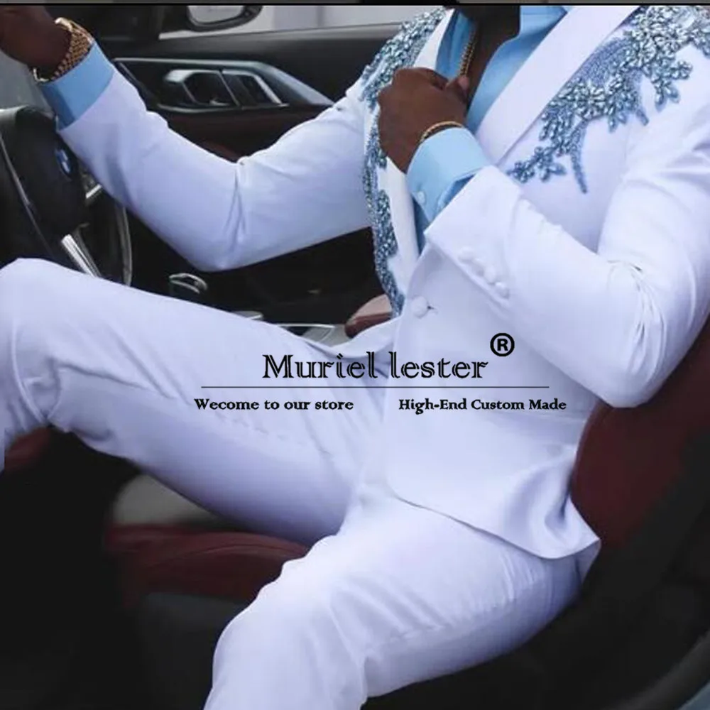 Handsome Men's Sutis Beades Stones Appliques Man Dresses Customized Single Breasted Prom Blazer Customzed 2-Piece Groom Tuxedo
Handsome Men's Sutis Beades Stones Appliques Man Dresses Customized Single Breasted Prom Blazer Customzed 2-Piece Groom Tuxedo