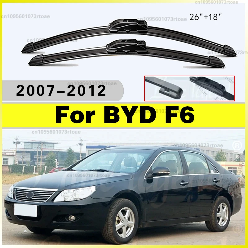 Rubber Front Window Wiper 26"+18" LHD Auto Accessories 2008 2009 2010 2011 For BYD F6 2007 - 2012 Car Wiper Blade Windshield
Rubber Front Window Wiper 26"+18" LHD Auto Accessories 2008 2009 2010 2011 For BYD F6 2007 - 2012 Car Wiper Blade Windshield