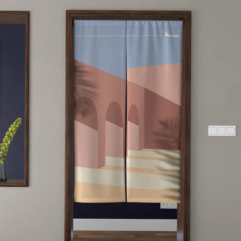 Nordic style geometric pattern door curtain partition curtain bedroom kitchen shade morandi color multi-size home decoration
Nordic style geometric pattern door curtain partition curtain bedroom kitchen shade morandi color multi-size home decoration