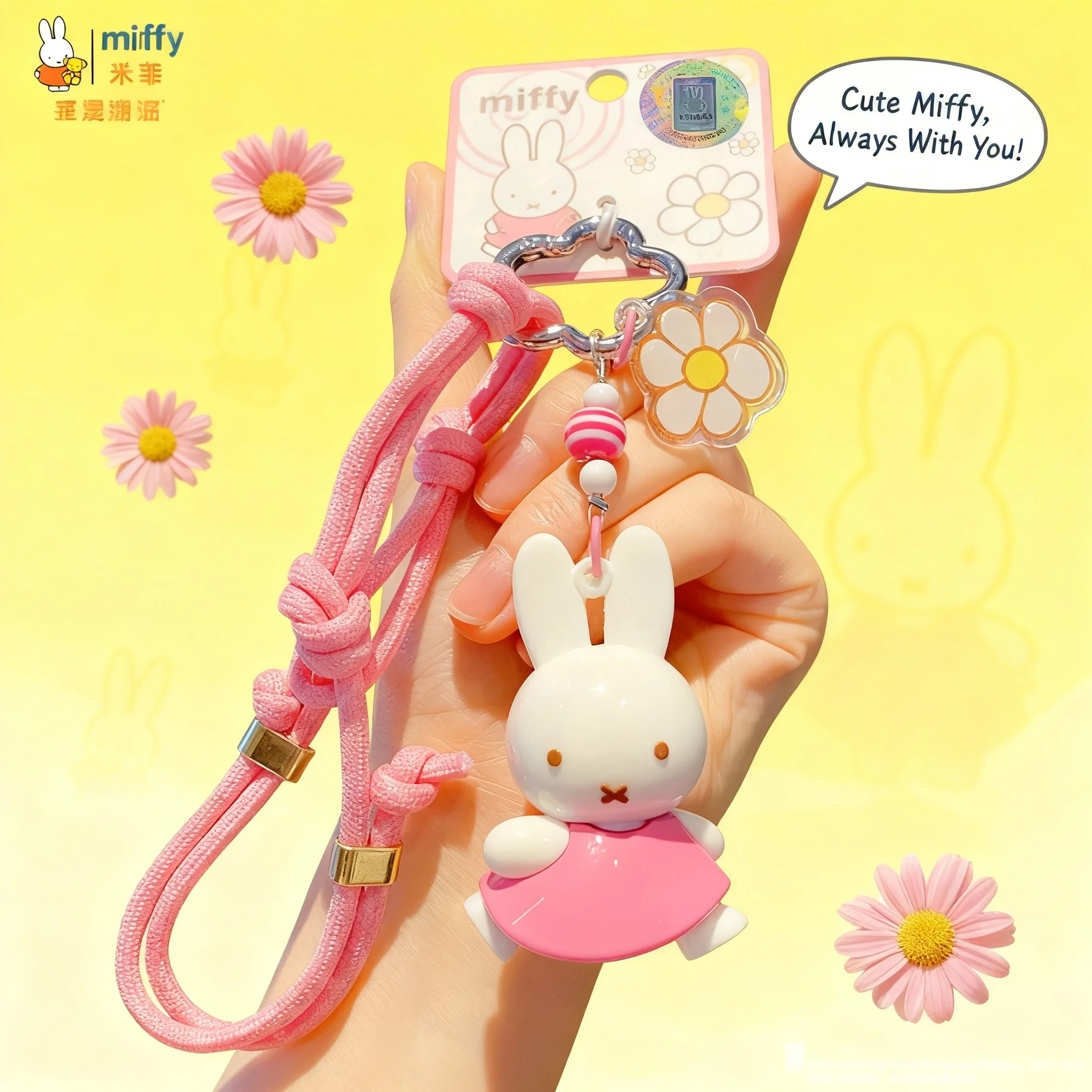Miffy Rabbit Keychain Plush Doll Bag Pendant Fashion Women Key Chain School Accessory Gift Baomao
Miffy Rabbit Keychain Plush Doll Bag Pendant Fashion Women Key Chain School Accessory Gift Baomao
