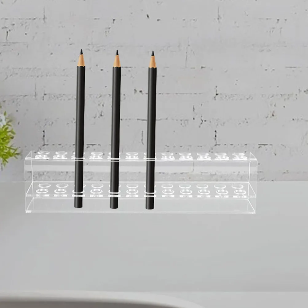 2Pcs Acrylic Pen Stand Multi-Functional Desktop Organizer for Crayons Eyebrow Pencils Makeup Brushes Pen Display Holder Rack
2Pcs Acrylic Pen Stand Multi-Functional Desktop Organizer for Crayons Eyebrow Pencils Makeup Brushes Pen Display Holder Rack