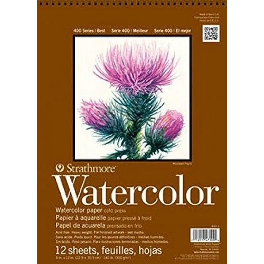 400 Series Watercolor Block, Cold Press, 13"x17" Bound 4 sides,15 Sheets/Block
400 Series Watercolor Block, Cold Press, 13"x17" Bound 4 sides,15 Sheets/Block