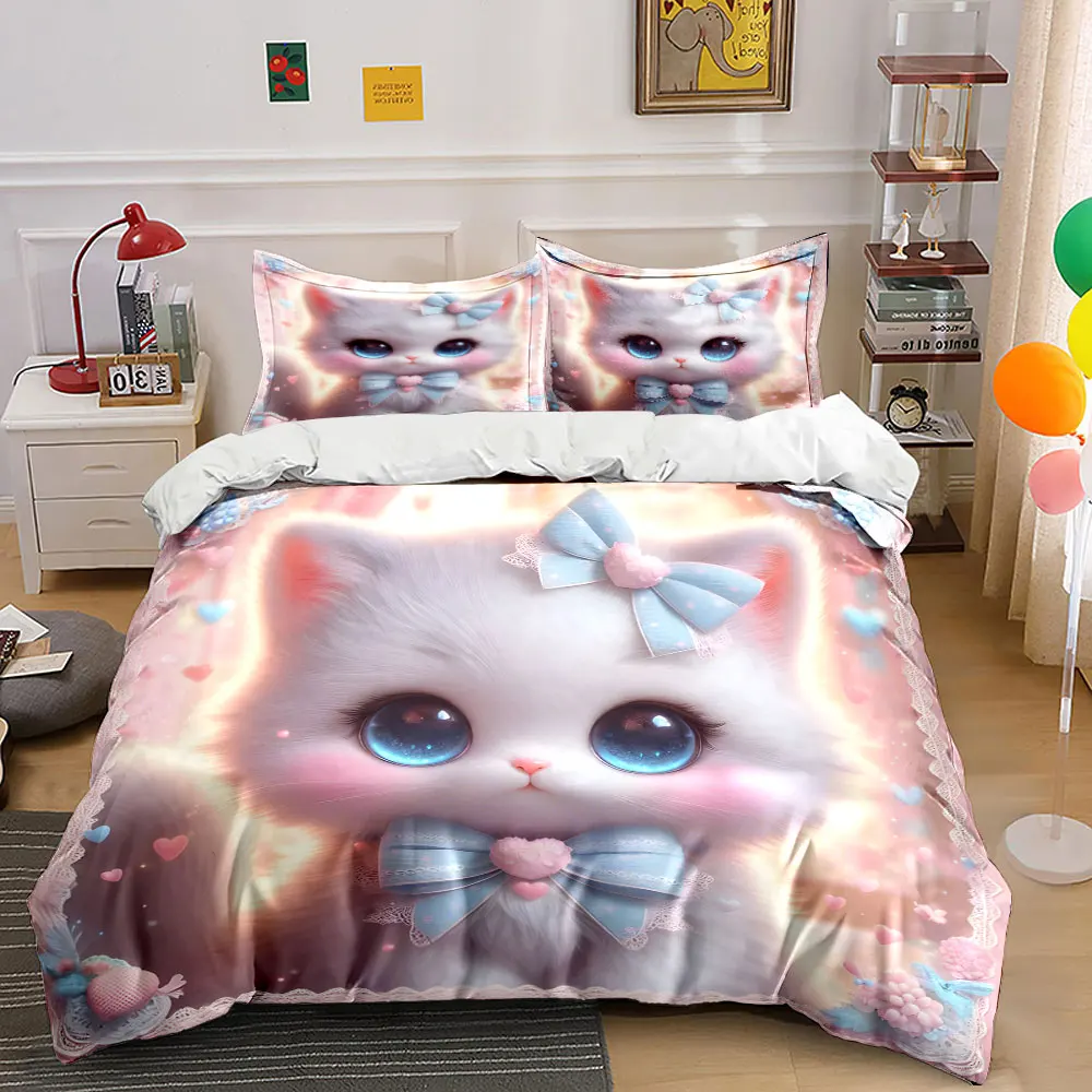 Romantic dreamy cat-ear decor Print Bedding Set 1 Duvet Cover 2 Pillowcases for Adult and Children Luxury Gift Full Size
Romantic dreamy cat-ear decor Print Bedding Set 1 Duvet Cover 2 Pillowcases for Adult and Children Luxury Gift Full Size