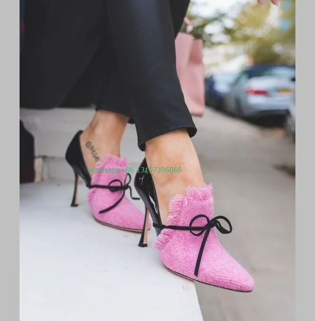 Lady pink bowknot design high heels mirror PU pointed toe daily causal dress pumps size 35-46 elegant cover heel party shoes 46
Lady pink bowknot design high heels mirror PU pointed toe daily causal dress pumps size 35-46 elegant cover heel party shoes 46
