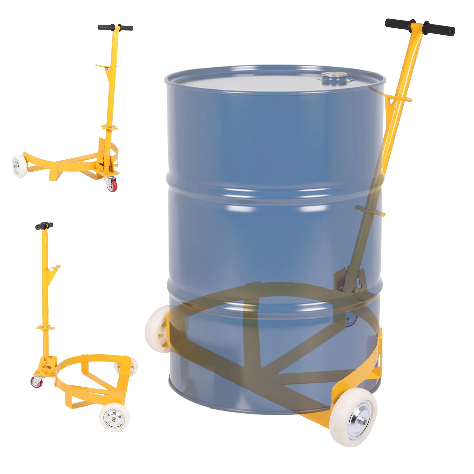 55 Gallon Barrel Dolly Cart with Wrench & Height Adjustable Handle Folding Hand Truck Dolly for Easy Transport & Secure Handling
55 Gallon Barrel Dolly Cart with Wrench & Height Adjustable Handle Folding Hand Truck Dolly for Easy Transport & Secure Handling
