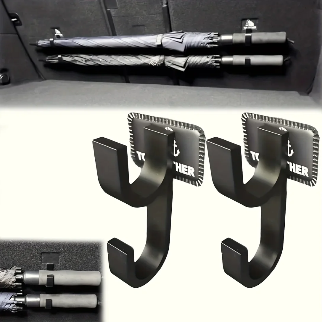 Car Umbrella Hooks - Trunk Hangers,Universal for Sedans with No-Drill Installation,Multi-Functional Seat Back Storage Racks
Car Umbrella Hooks - Trunk Hangers,Universal for Sedans with No-Drill Installation,Multi-Functional Seat Back Storage Racks