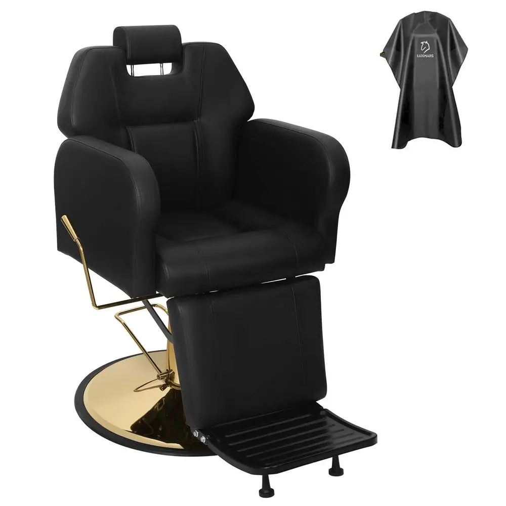 Chair,Reclining Chair with Adjustable Headrest and Armrests,Hydraulic Professional Rolling Swivel Salon Chair,Heavy Duty Stylin
Chair,Reclining Chair with Adjustable Headrest and Armrests,Hydraulic Professional Rolling Swivel Salon Chair,Heavy Duty Stylin
