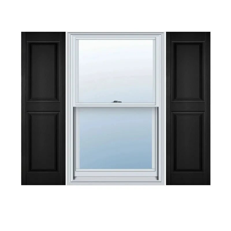14 3/4"W X 55"H Lifetime Vinyl, Standard Two Equal Panels, Raised Panel Shutters, W/Installation Shutter-Lok'S & Matching Screws
14 3/4"W X 55"H Lifetime Vinyl, Standard Two Equal Panels, Raised Panel Shutters, W/Installation Shutter-Lok'S & Matching Screws