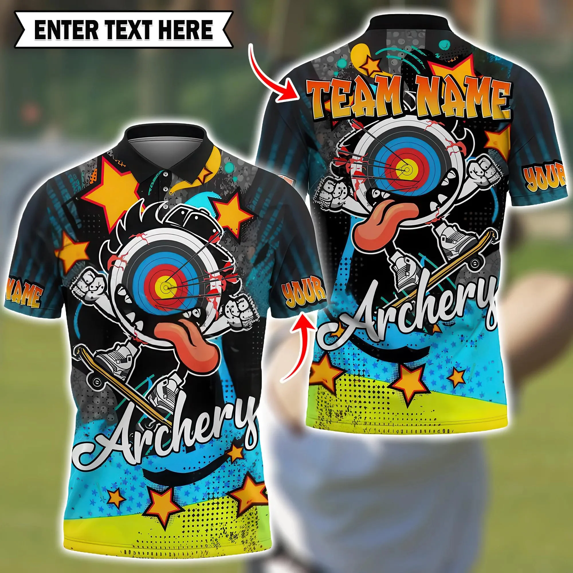 Archery Shooting Mens Lapel Polo Shirt Personalized Name Archers 3D Printed Unisex Short Sleeved Custom Name Name & Team Jersey
Archery Shooting Mens Lapel Polo Shirt Personalized Name Archers 3D Printed Unisex Short Sleeved Custom Name Name & Team Jersey