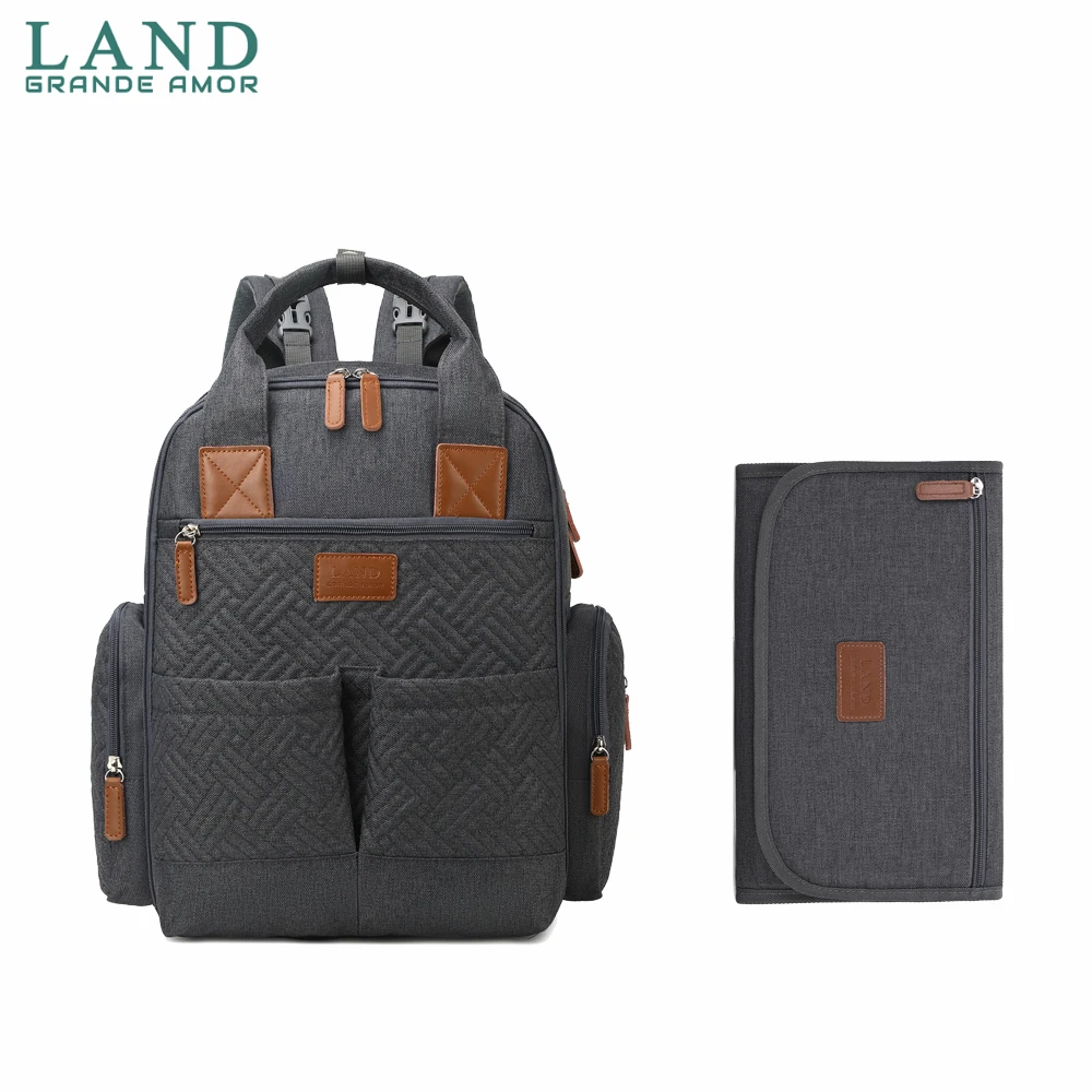 LAND Mommy Diaper Bags Large Capacity Backpack Mummy Travel Nappy bags LAND GRANDE AMOR Multi-function Maternity Bags with PAD
LAND Mommy Diaper Bags Large Capacity Backpack Mummy Travel Nappy bags LAND GRANDE AMOR Multi-function Maternity Bags with PAD