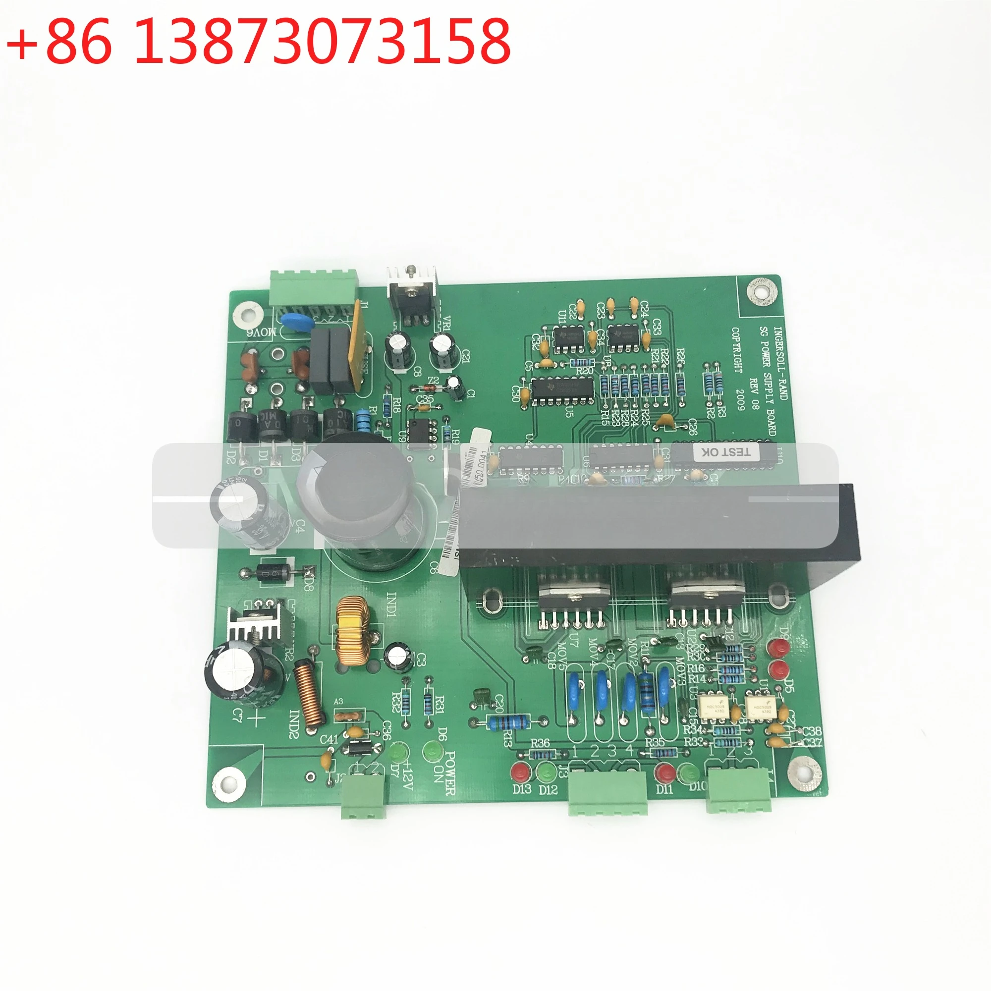 Плата блока питания, совместимая с Ingersoll Rand 54641337, 54641352, 39873450, 39874425, 37971876
Плата блока питания, совместимая с Ingersoll Rand 54641337, 54641352, 39873450, 39874425, 37971876