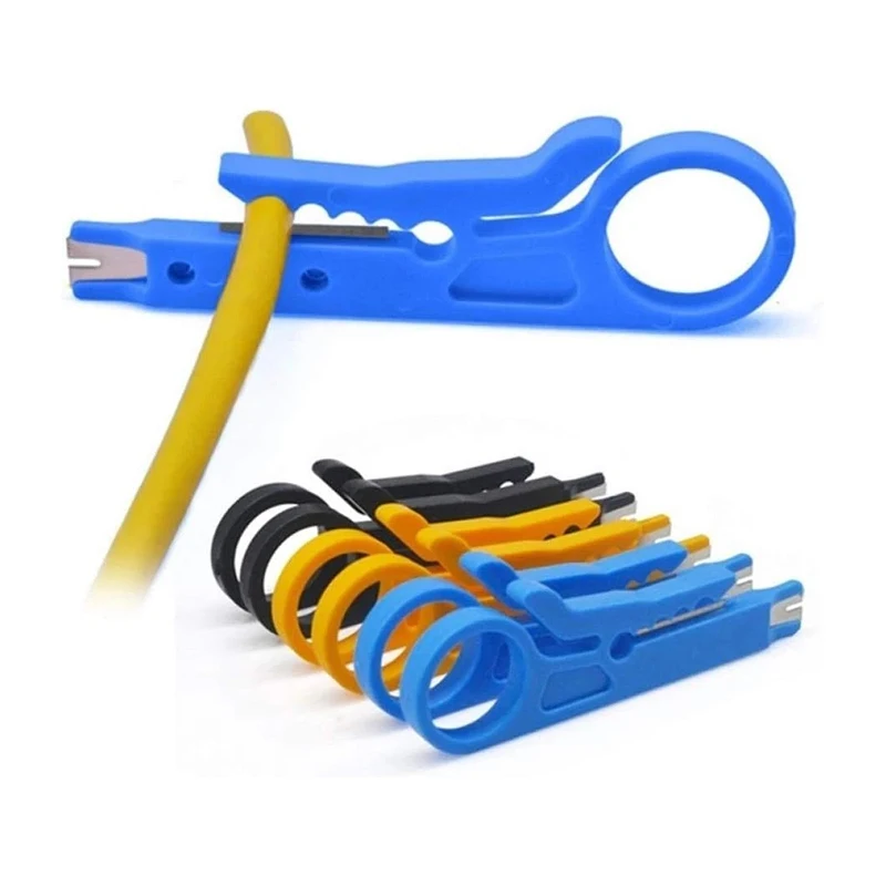1/3PCS Wire Stripper with Punch Down Multi-purpose Wire Cutter Cable Stripping Tool for RJ45 RJ11 Network Phone & CCTV Wiring
1/3PCS Wire Stripper with Punch Down Multi-purpose Wire Cutter Cable Stripping Tool for RJ45 RJ11 Network Phone & CCTV Wiring