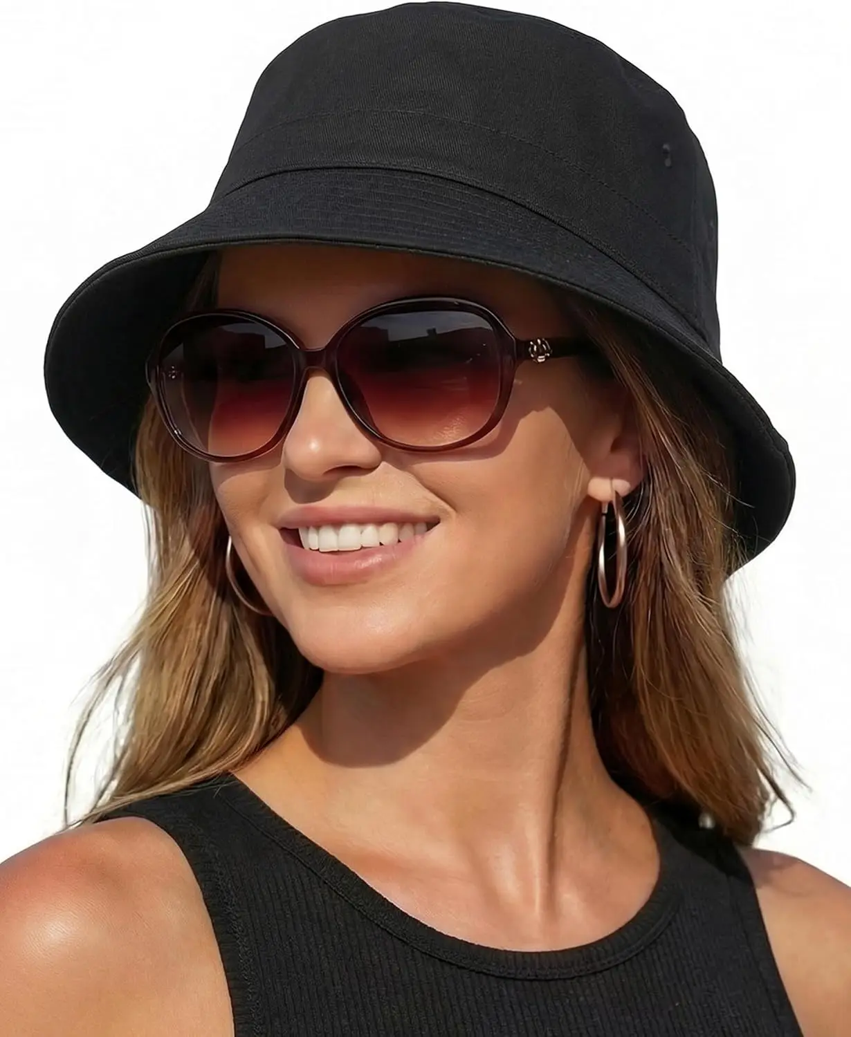 Bucket Sun Hats for Woman Men Cotton Packable Summer Beach Sun Bucket Hats for Women Men Fishing Outdoor Vacation
Bucket Sun Hats for Woman Men Cotton Packable Summer Beach Sun Bucket Hats for Women Men Fishing Outdoor Vacation