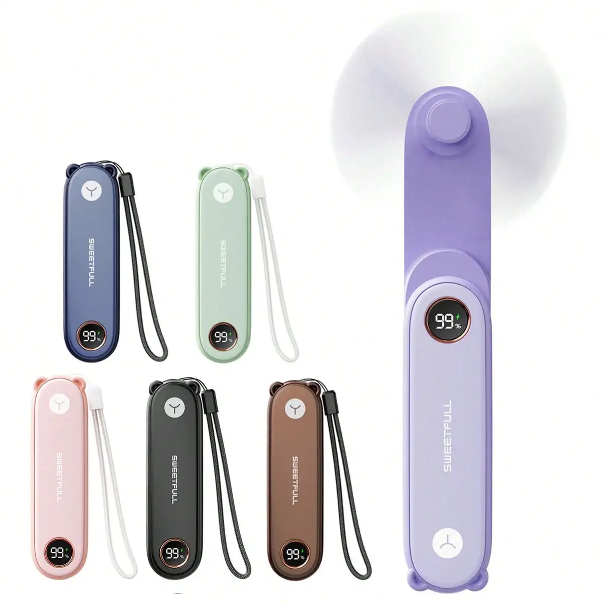 Portable Handheld Mini Fan, Foldable Fan, USB Rechargeable Personal Travel Fan With LED Display, Emergency LED Flashlight, Small Air Cooler, Suitable For Desk, Office, Bedroom, Outdoor Travel, Camping, Dorm, Father's Day Gift,Spring Summer Picks
Portable Handheld Mini Fan, Foldable Fan, USB Rechargeable Personal Travel Fan With LED Display, Emergency LED Flashlight, Small Air Cooler, Suitable For Desk, Office, Bedroom, Outdoor Travel, Camping, Dorm, Father's Day Gift,Spring Summer Picks
