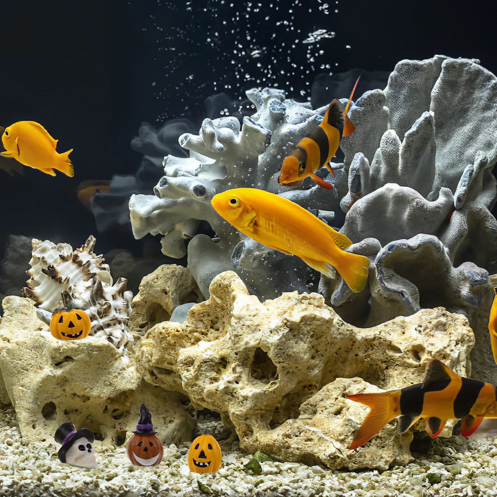 4Pcs Halloween Pumpkin Ornament Resin Craft Mini Pumpkin for Fish Tank Decoration and Garden Landscape
4Pcs Halloween Pumpkin Ornament Resin Craft Mini Pumpkin for Fish Tank Decoration and Garden Landscape